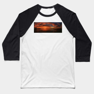 Long Jetty sunset Baseball T-Shirt